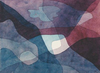 Montagna e aria sintetica da Paul Klee