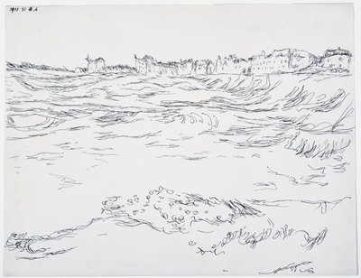 Baia di Monaco, i Rifugi Militari, sullo Sfondo delle Prime Case a Milbertshofen da Paul Klee