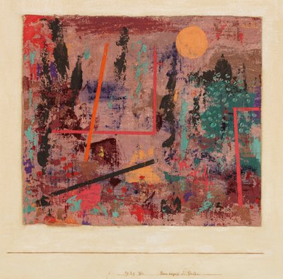 Inizio della costruzione del giardino da Paul Klee