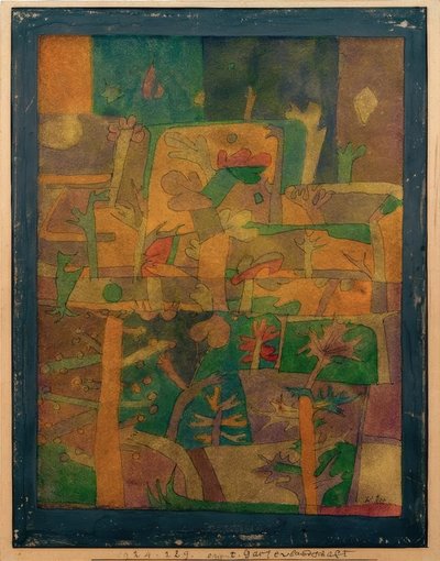 Paesaggio di giardino orientale da Paul Klee