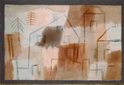 Luogo in blu e arancione da Paul Klee