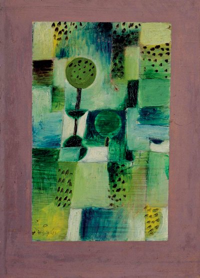 Parkbild bei Regen, 1920 da Paul Klee