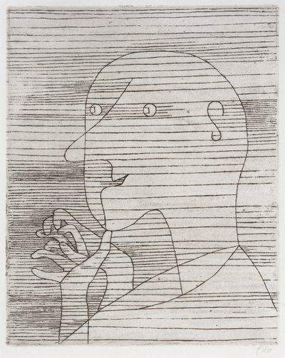 Vecchio che calcola da Paul Klee