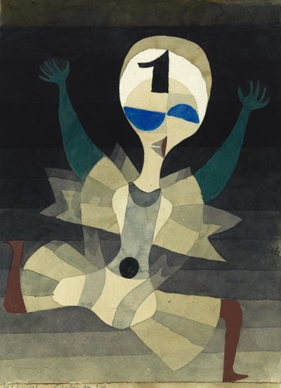 Corridore al traguardo, 1921 da Paul Klee
