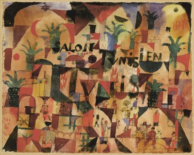 Salon Tunisien Traffico sul Boulevard Tunis da Paul Klee