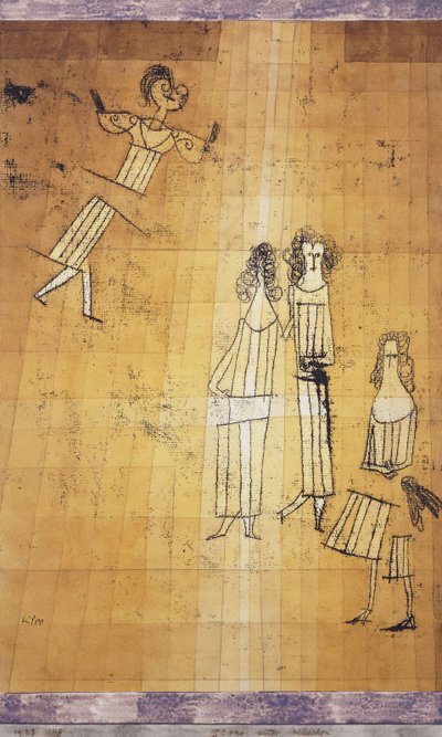 Scena tra Ragazze da Paul Klee