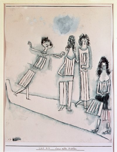 Scena con ragazze da Paul Klee