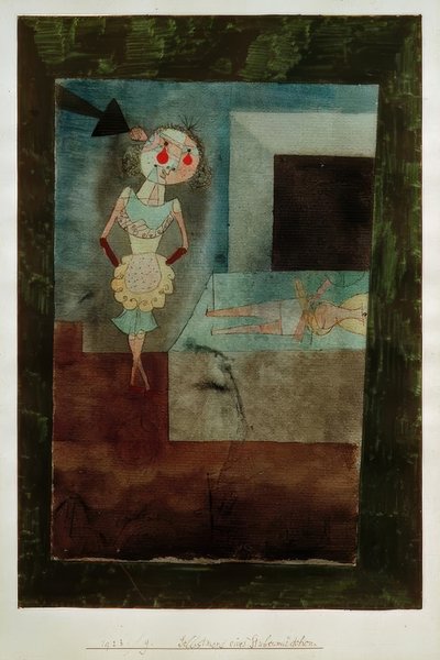 Suicidio di una cameriera da Paul Klee