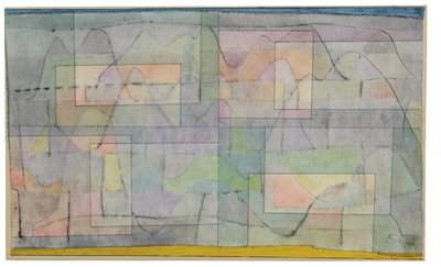 Insediamento nella regione collinare da Paul Klee