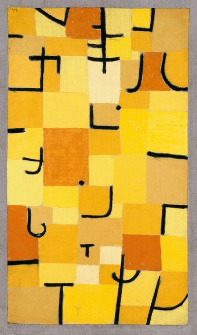 Segni in giallo, 1937 da Paul Klee
