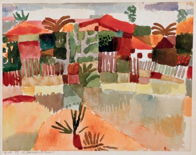 St. Germain vicino a Tunisi da Paul Klee