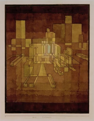 Prospettiva urbana da Paul Klee