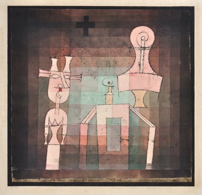 Natura morta con sculture, 1923 da Paul Klee