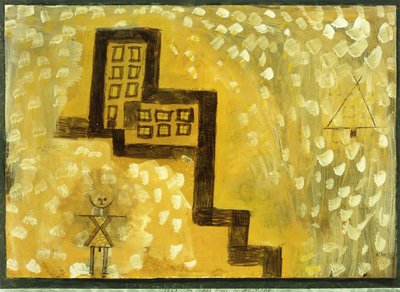 La casa sulla collina da Paul Klee
