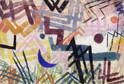 Il potere del gioco in un paesaggio di Lech da Paul Klee