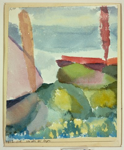 Il mare sotto la pioggia da Paul Klee