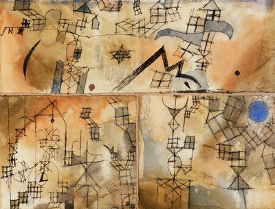 Composizione in tre parti da Paul Klee