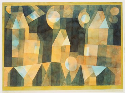 Tre case e un ponte da Paul Klee
