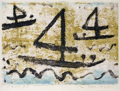 Tre barche a vela da Paul Klee