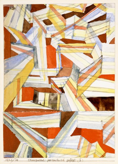Prospettiva trasparente da Paul Klee