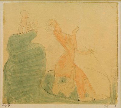 Aphrodite e il birichino Eros da Paul Klee