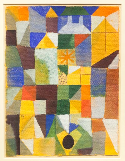Composizione urbana con finestre gialle da Paul Klee