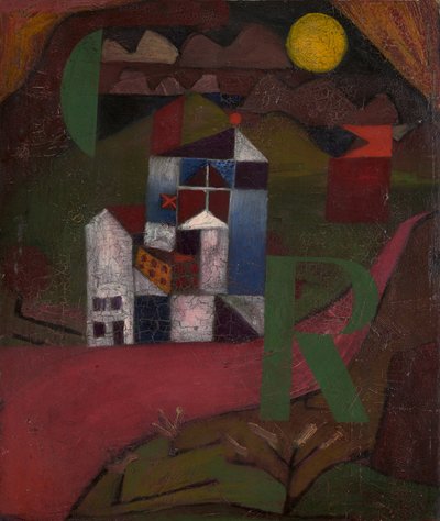 Villa R. Casa lungo la strada, 1919 da Paul Klee