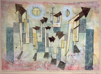 Pittura murale dal Tempio del Desiderio da Paul Klee