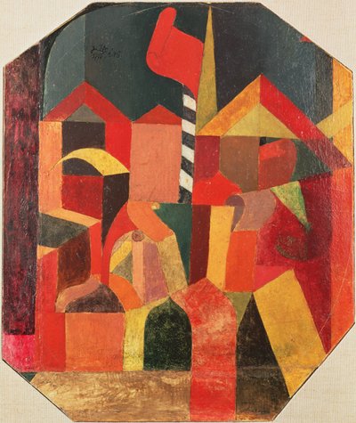 Con la bandiera rossa da Paul Klee
