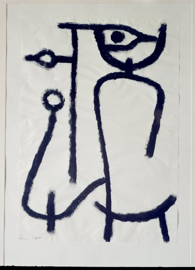 Donna di lato (Disegno, XX secolo) da Paul Klee