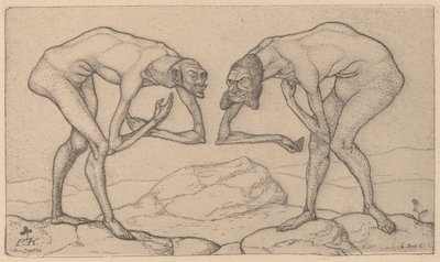 Due uomini si incontrano da Paul Klee