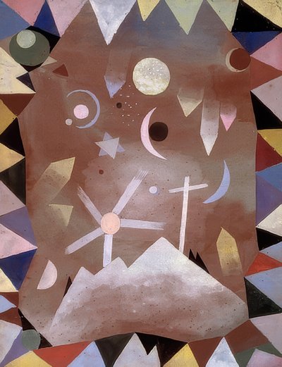 Sopra la cima della montagna da Paul Klee