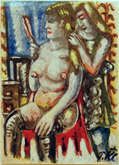 Nudo che si pettina da Paul Kleinschmidt