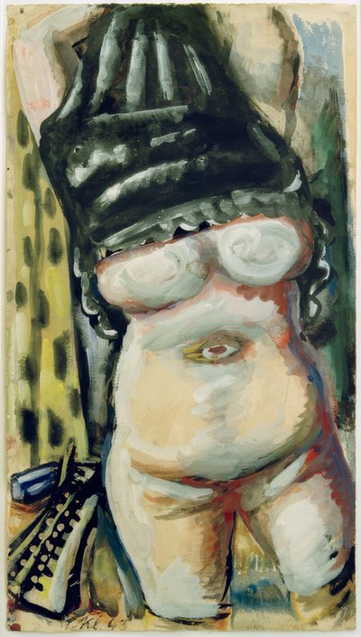 Nudo con testa velata da Paul Kleinschmidt
