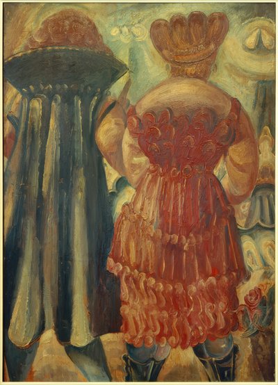 Donne in piedi di spalle da Paul Kleinschmidt