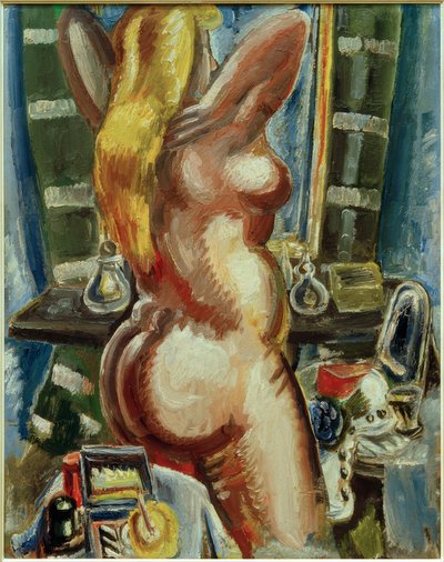Nudo in piedi davanti allo specchio da Paul Kleinschmidt