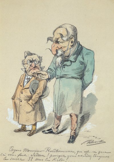 Monsieur Prudhomme e Napoleone III da Paul Klenck