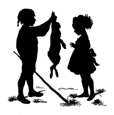 Silhouette di Paul Konewka (litografia) da Paul Konewka