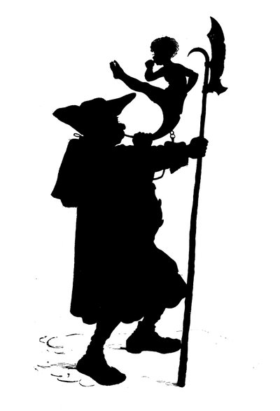 Silhouette per Puks Natlige Bedrifter da Paul Konewka