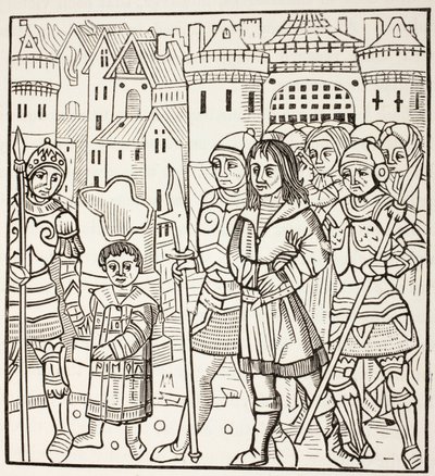 Il re San Luigi, Luigi Ix di Francia, e i suoi due fratelli, Alfonso e Carlo, vengono catturati dai Saraceni dopo la battaglia di Fariskur, nell