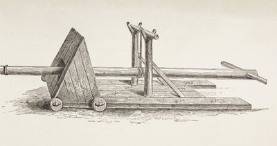 Ariete medievale. da Paul Lacroix