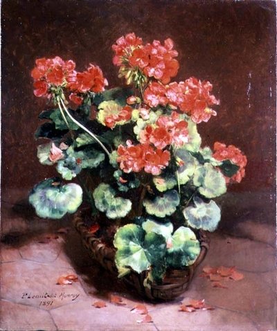 Fiori in un cesto da Paul Lecuit Monroy