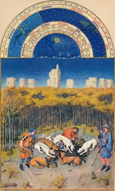 Dicembre - il castello di Vincennes da Paul Limbourg
