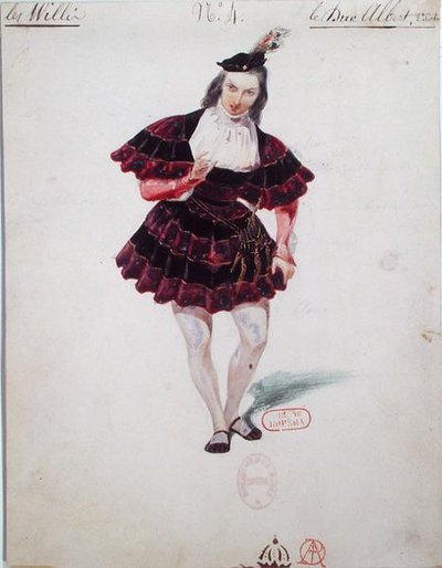 Costume per il Duca Albrecht per 