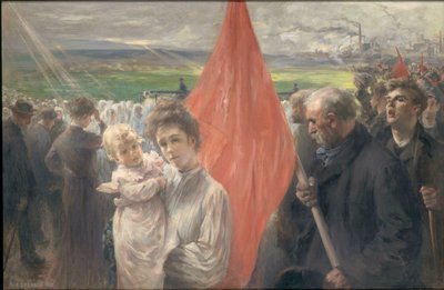 Uno sciopero a Saint-Ouen da Paul Louis Delance