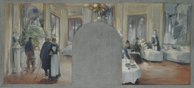 Interno del Théâtre Français, 1871 da Paul Louis Delance