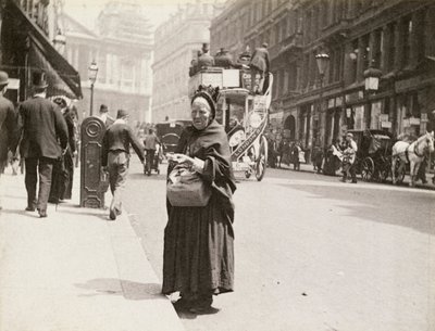 Venditore di fiammiferi, Ludgate Hill, Londra da Paul Martin
