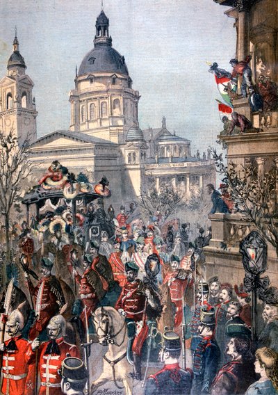 Funerale di Lajos Kossuth, Budapest, 21 marzo 1894 da Paul Merwart