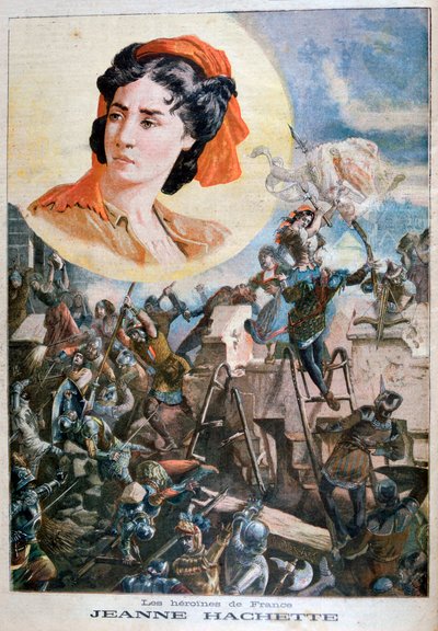 Jeanne Hachette, eroina francese, 1894 da Paul Merwart