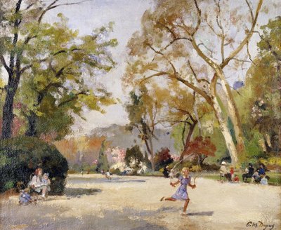 Bambini nel Parc Monceau da Paul Michel Dupuy